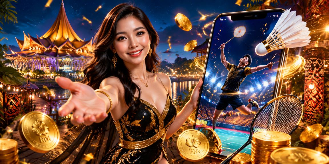 Pemain di Sarawak bermain kasino live menggunakan telefon pintar dalam suasana santai